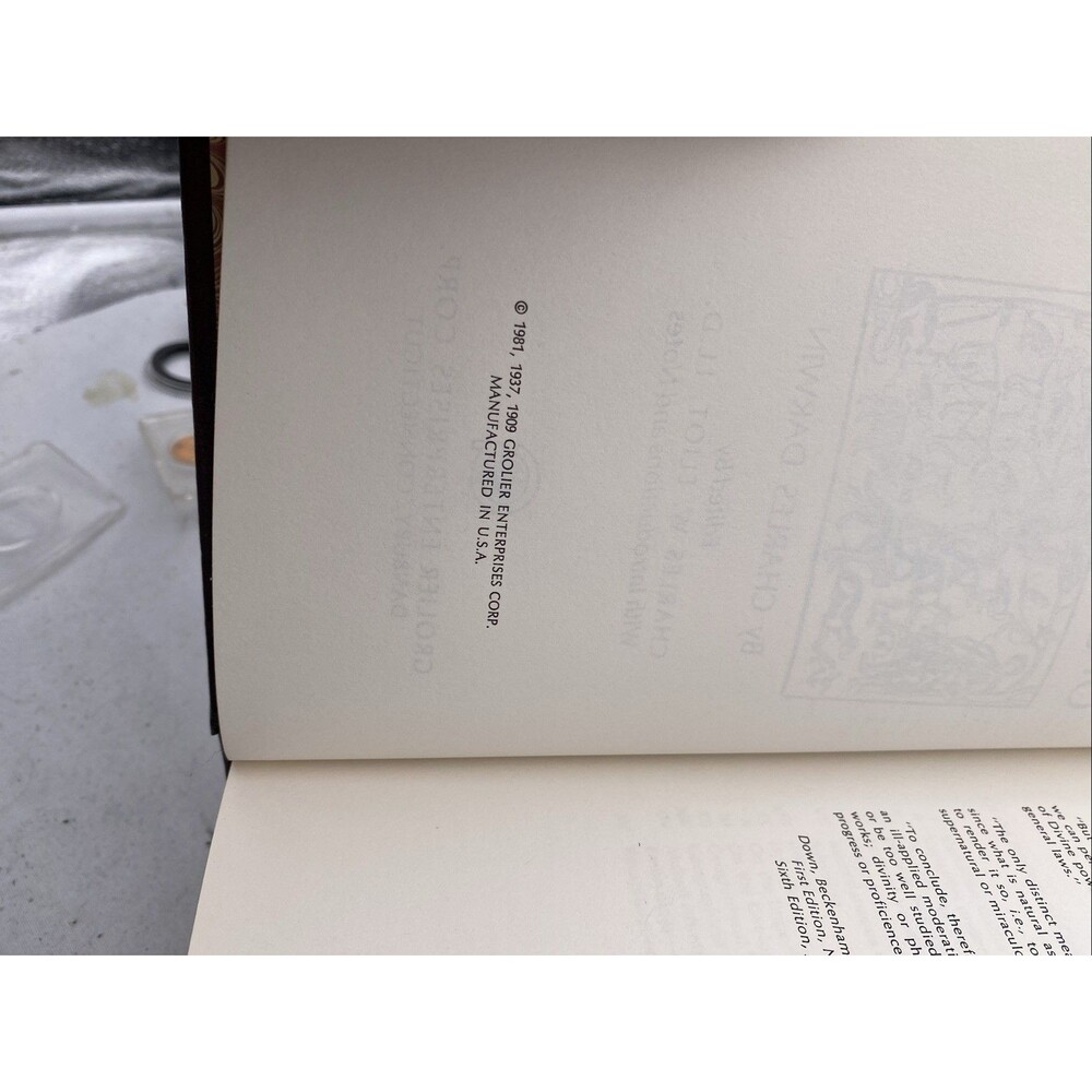 The Origin of Species Charles Darwin Harvard Classics Vol 11 Grolier 1980s Repri - Picture 13 of 15